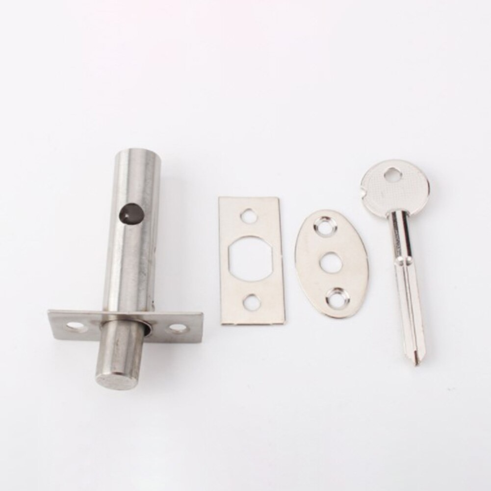 1PC Invisible Mortise Door Lock Iron Pipe Well Lock Fire Door Escape Aisle Lock For Fireproof Door Lock Door Hardware