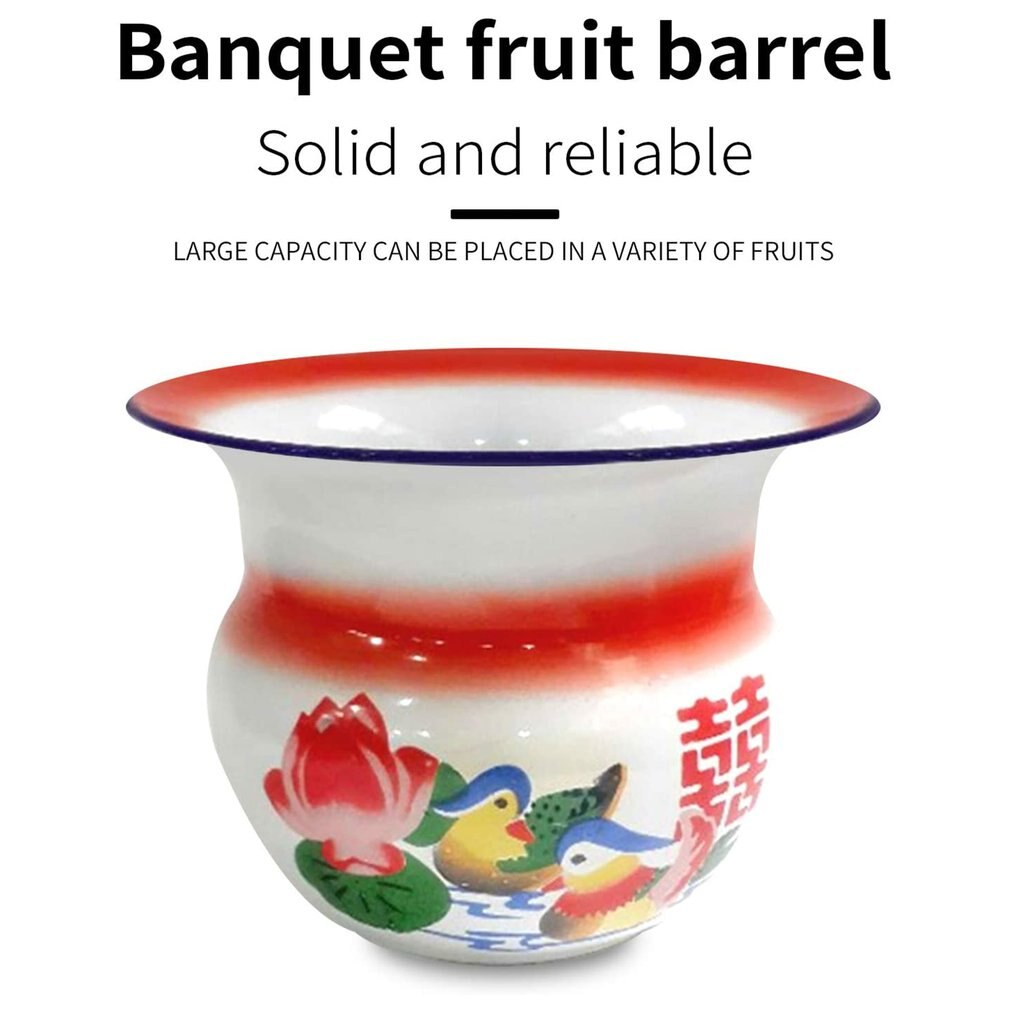 1960s Chinese Traditional Fruit Basket Chinese Vase Antique Kitchen Tool Champagne Ice Bucket Wedding Decorations Fruit storage