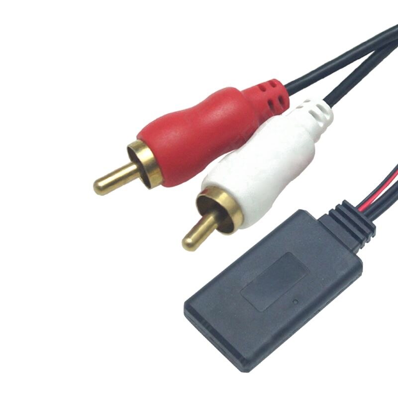 12v yleiskäyttöistä auton bluetooth langaton yhteyssovitin aux vastaanotin moduuli 2 rca kaapeli radiosovitin stereo kuorma auto  c45