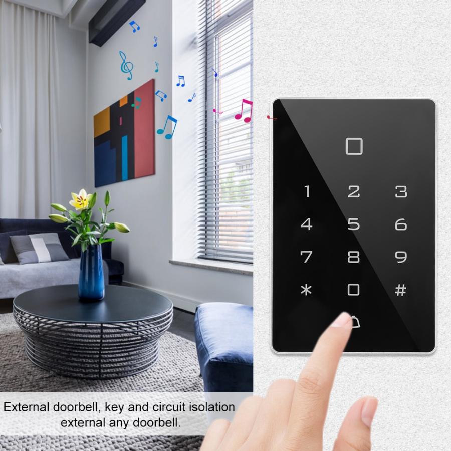 ID Wiegand 26 Touch Keypad Card Reader Security Access Control Machine for Door Access Control System
