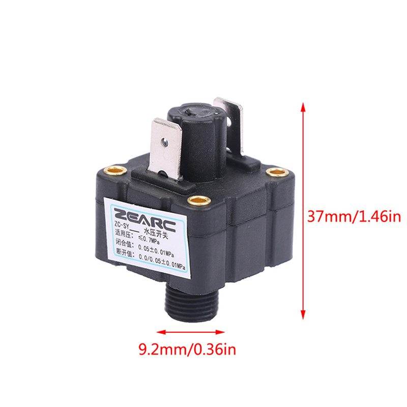 Manometro per caldaia sospeso a gas nero pressostato dell'acqua sensore di pressione elettronico accessori per la manutenzione generale: Beige