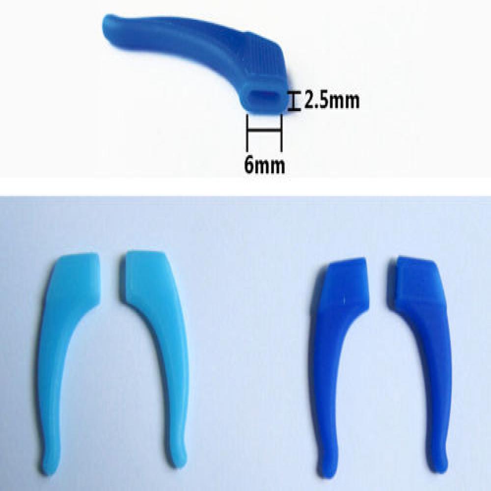 1 paar zachte brillen, transparante antislip siliconen oorhaakjes, tempeltiphouder, brilaccessoires