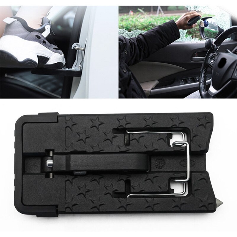 Folding Car Assist Pedals ​Portable Roof Tops Latch Hook Foot Car Door Step Pad Auto Cars Pedals Vehicle Doorstep
