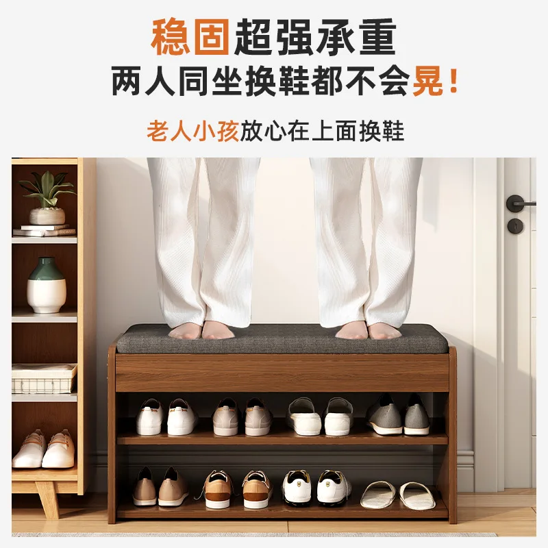 Schoenenrek Huishoudelijke Kleine Smalle Deur Binnenshuis Stofdichte Eenvoudige Opslag Buiten De Deur Schoenenkast