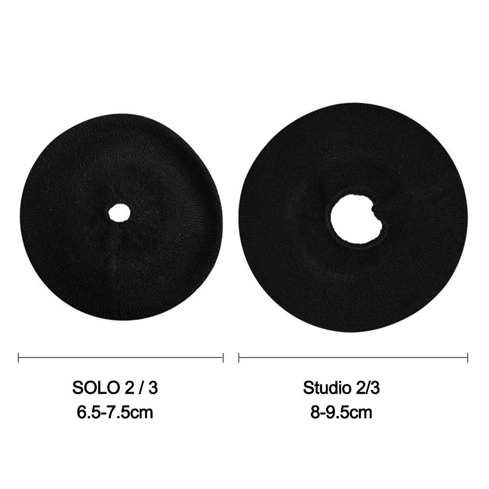 1Pairs Knitted Fabric Dustproof Protect Dust Cover Protection for Beats Solo 2/3 Studio 2/3 Headphones Earpad Earcup