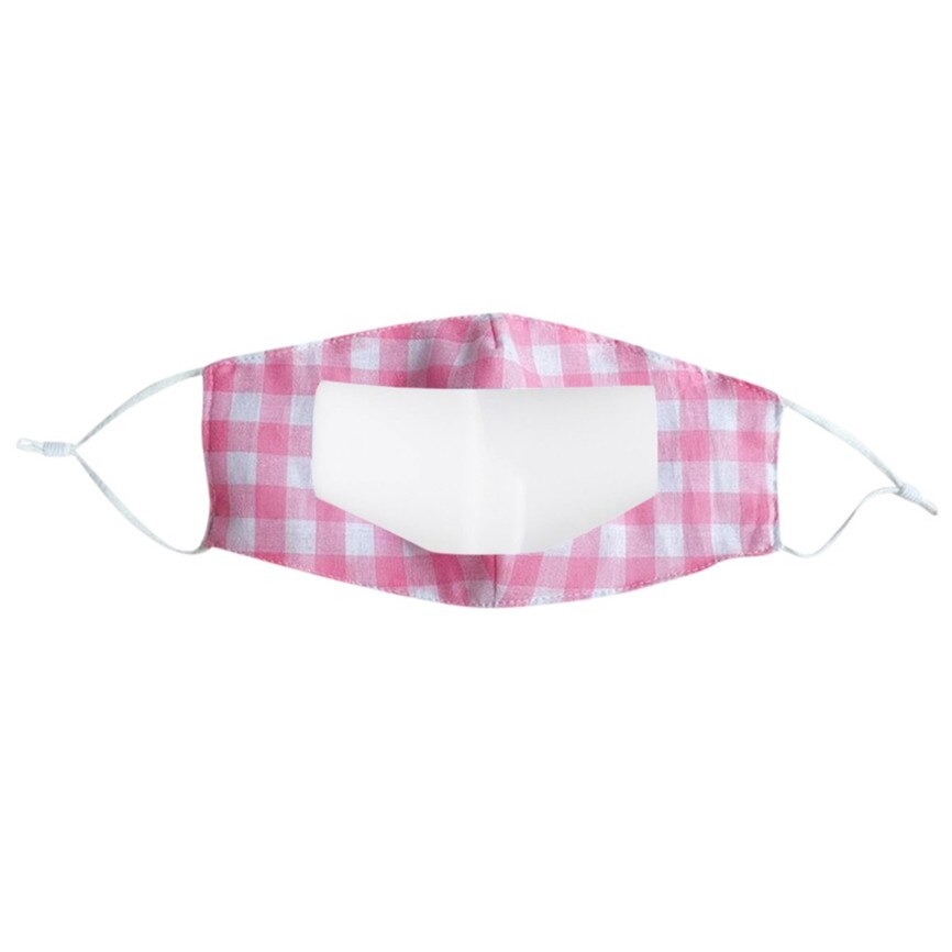 Vrouw Lip Transparante Print Lip Visuele Shield Splash Transparante Plastic Veiligheid Schilden Zichtbare Uitdrukking Voor Gezichten Bescherming: PK