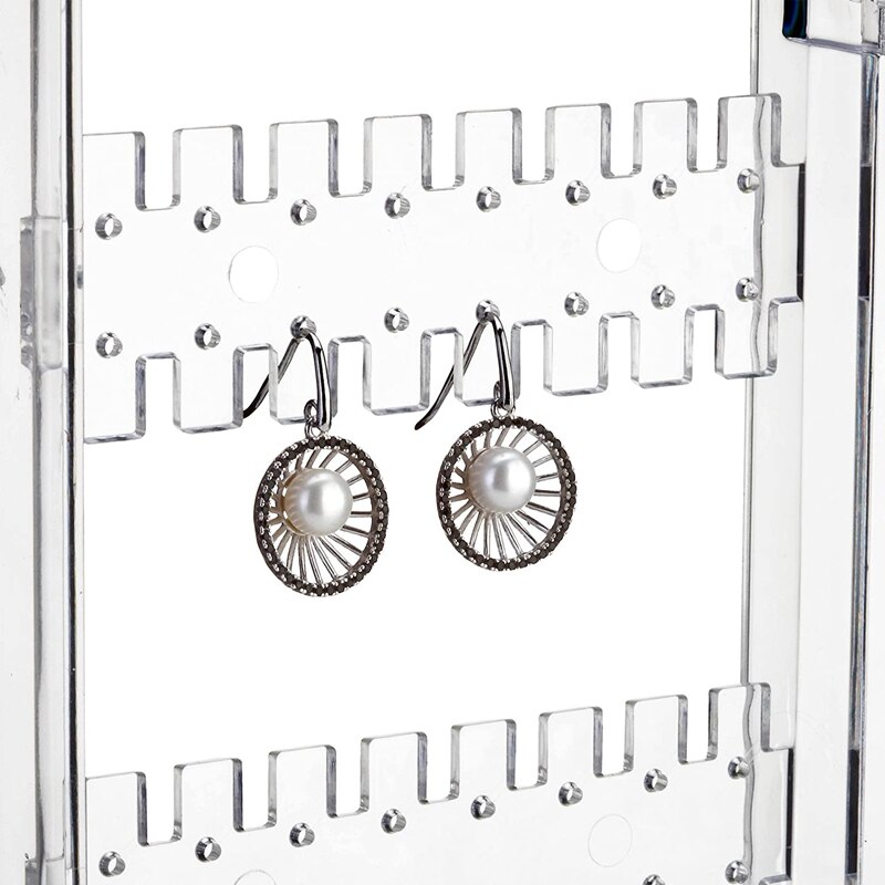 Sieraden Opbergdoos Acryl Opvouwbare Ketting Stand Transparante Sieraden Display Standaard Ring Stand Oorbellen