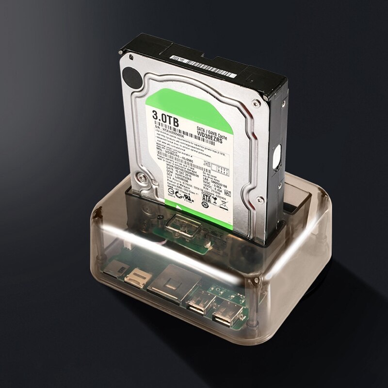 Stacja dokująca HDD USB3.0 IDE SATA obudowa dysku twardego obudowa dysku twardego dla 2.5 /3.5 Cal HDD/SSD czytnik kart