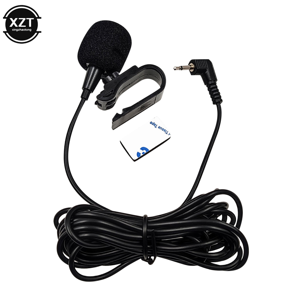 Profis Auto Audio- Mikrofon 2,5mm 3M Ellenbogen Jack Stecker Mic Mini verdrahtet Externe Mikrofon Für Auto DVD Radio 2 Pole Mono