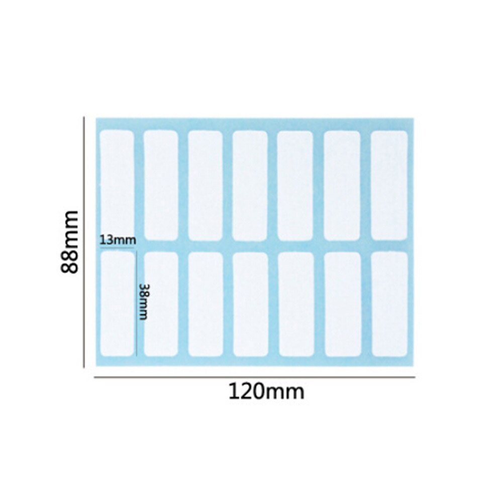 168Pcs Self-adhesive Labels Blank Name Number Sticker Student Office Stationery Strong Viscosity Label Child Stationery Sticker