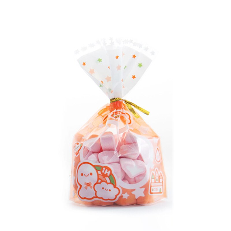 Sachet en plastique pour emballer des de mariage,emballage de couleur rose, fête de noël, biscuits, gâteaux, cookies, bonbons, motif amour, 50 pièces, 13x9cm