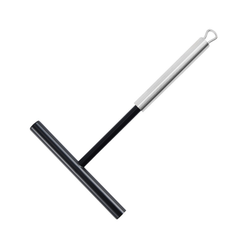 Stainless Steel Cake Spreader Non Stick With Hanging Hole French Crepe Spreader T Shape Batter Spatula Baking Tool: Orange