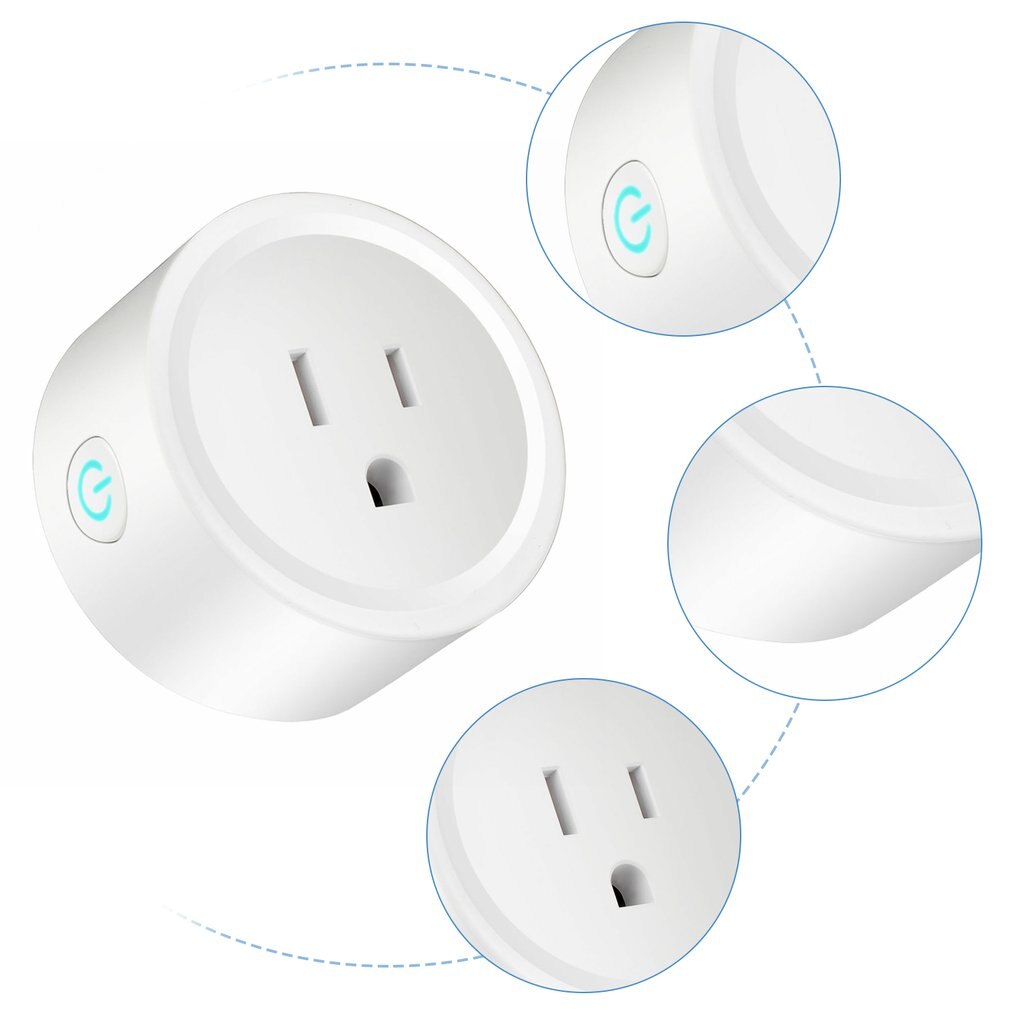 Smart Wireless Plug With WiFi Adapter Remote Control Home Timer Socket Energy Monitor Intellectual Socket