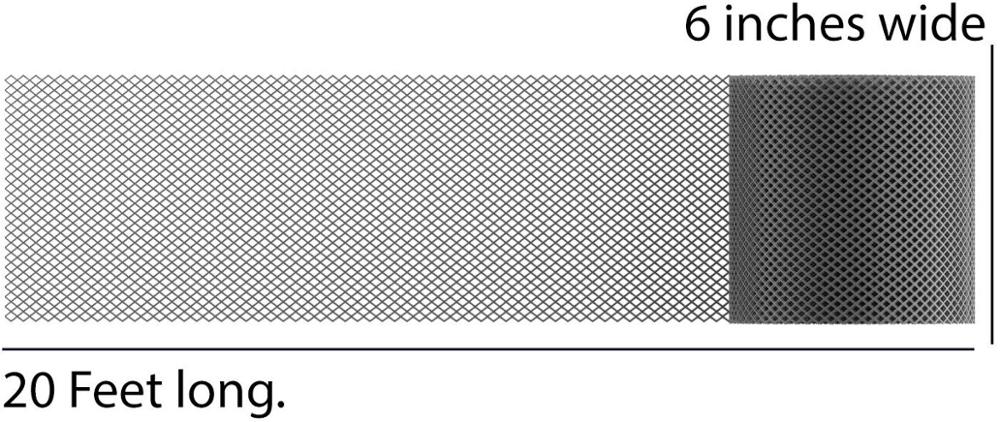Osłona rynny osłona elastyczna siatka spustowa rolka ochronna robić liści deszczowych czarna poprawa domu, szeroka 6 Cal × długość 20 stóp