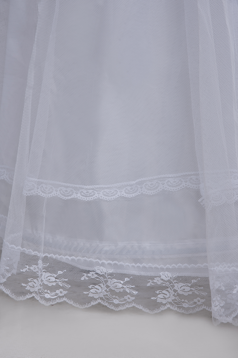 100% A Line 1 hoop Tulle Wedding Bridal Petticoat Underskirt Crinolines for Wedding Dress Free Size Crinoline