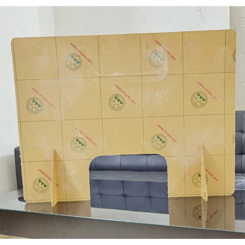 Screen Anti-spray Transparent Desktop Isolation Protection Board Sneeze Guard Shield Desk Partition Baffle