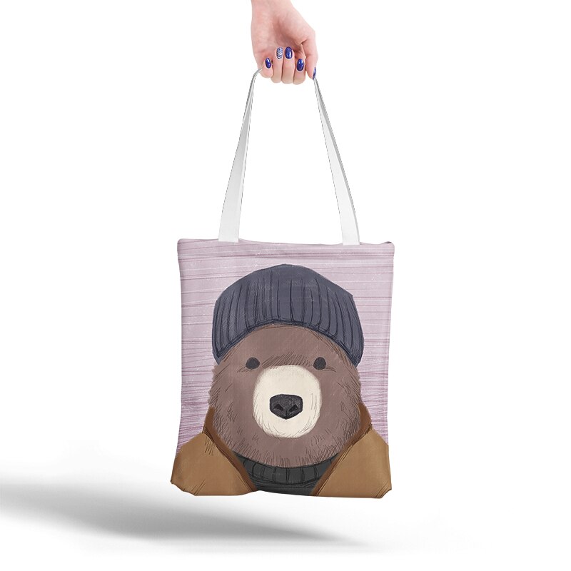 Leraren Zak Leraar Draagtas Vrouwen Canvas Tassen Plant De Zaden Van Kennis Gedrukt Casual Schoudertas Bolsos Femenina: Style3