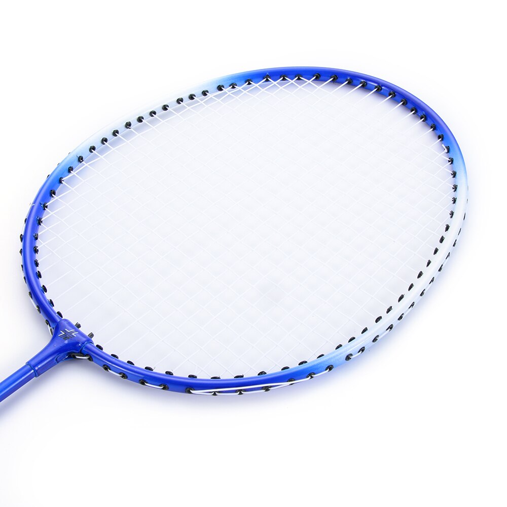 1 set badmintonset voor binnen en buiten, 2 rackets, +2 shuttlecocks en draagtas, sportaccessoires