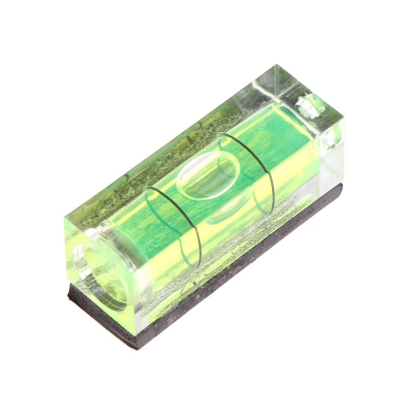 Mini spiritus boble niveau billede hængende måleværktøj med magnetstribe 29 x 11 x 10mm