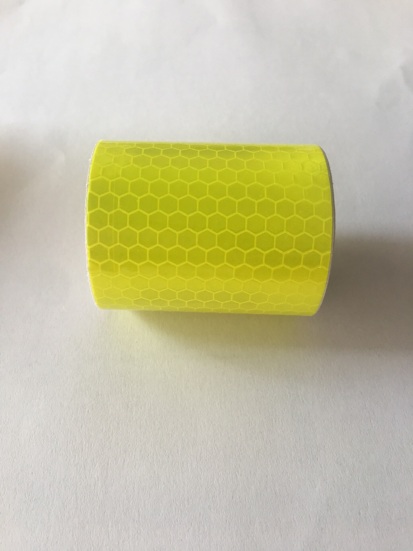 1 Roll 5Cm X 100Cm Auto Reflecterende Tape Stickers Waarschuwing Tape Sticker Road Veiligheid Tape Voor Fiets Auto voetganger Bescherming: YELLOW