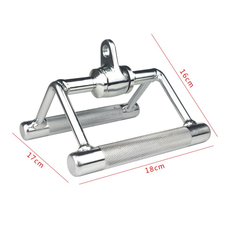 Accesorio de Cable con mango en V, doble fila de 2,5 kg, multirotación, accesorios de cuerda extraíble para gimnasio, culturismo, bíceps, tríceps, barra de agarre