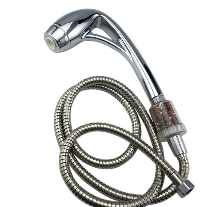 Catoco Wasserhahn Filter Mit 4 Patronen - Edelstahl Filter Reduziert 98% Bakterien & Chlor