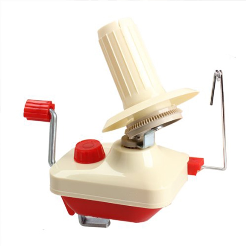 Household Manual Bobbin Winder, Hand Operated Yarn Fiber String Ball Winder Holder: Default Title