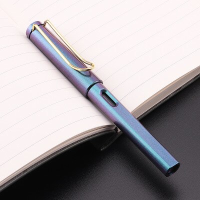Regenbogen Farbe Brunnen Stift Für freundlicher Schreiben Schule Bürobedarf Kawaii Schreibwaren Stift Schreiben Werkzeug 0,38mm: M Violett