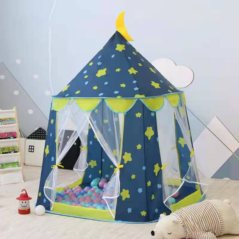 Tente enfant maison de jeu intérieur moustiquaire château yourte garçons et filles maison de jouet tente enfant
