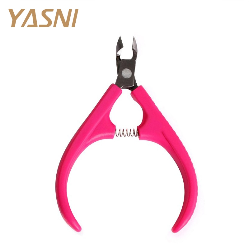 Hight Cuticle Scissors Plastic Nail Clipper Manicure Tool NT14