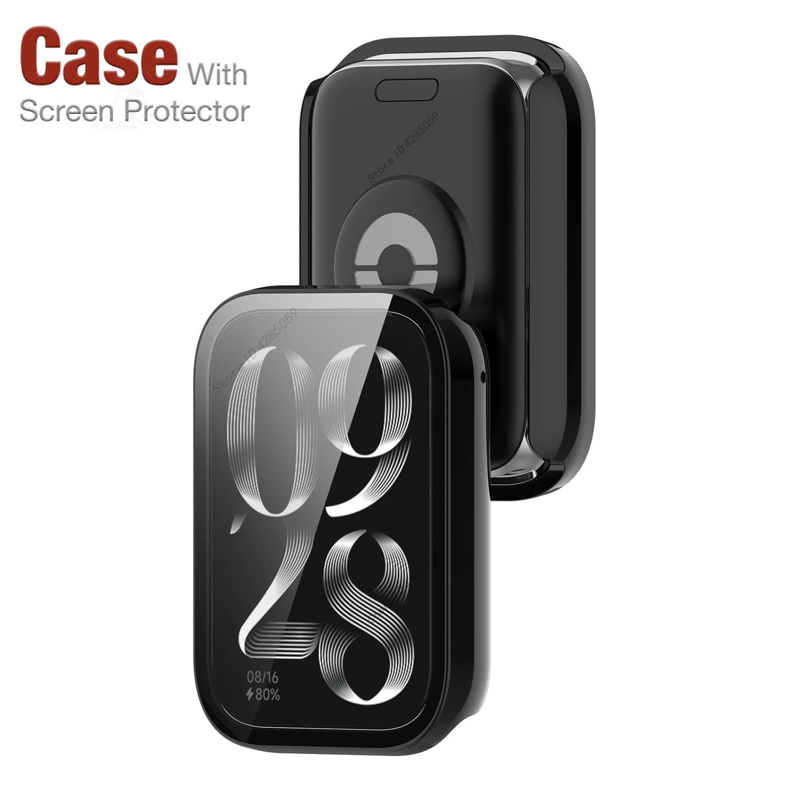 Funda de vidrio templado para Xiaomi Band 8 Pro, cobertura completa, cubierta protectora de parachoques para Mi Band 8 Pro, accesorios protectores de pantalla