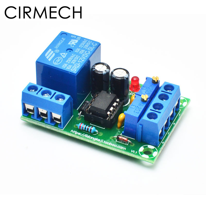 CIRMECH 12 v accumulator smart controller voor lader accu lading overshoot protector voltage monitor diy kit