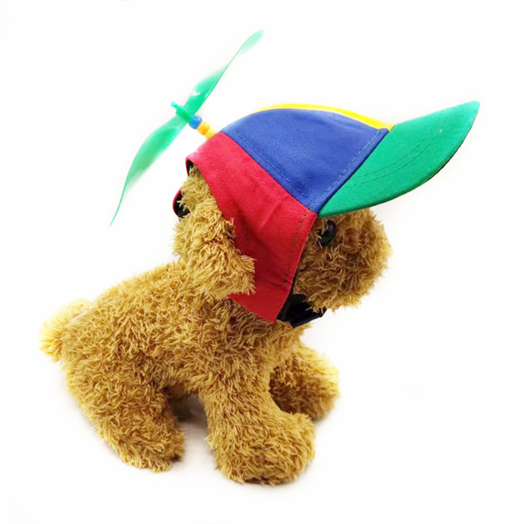 Chapeau à hélice pour animaux de compagnie, coloré, détachable, Adorable, résistant au soleil, respirant, remplacement, casquette décorative d'été pour l'extérieur, fournitures pour chiens et chats