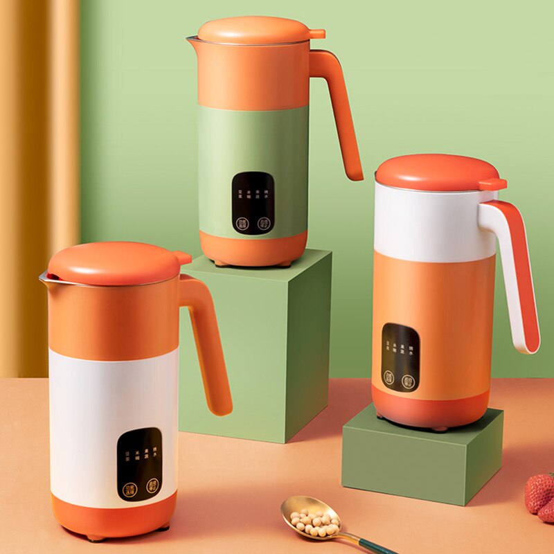 220V Protable Soybean Milk Machine Cytoderm Breaking Maker Multi-function Cooking Machine Filter-free Automatic heating Soy milk