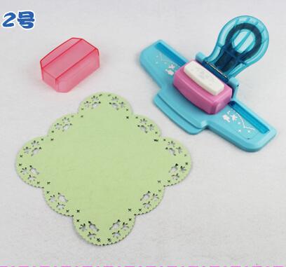 Grote Fancy grens embossing punch scrapbooking handgemaakte rand apparaat DIY papier cutter Craft perforadora de papel YH30: 02