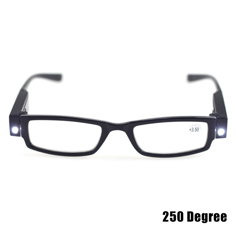 LED Vergrößerungs Eyewears Lesebrille Beleuchtung Lupe Brillen mit Licht NOV99: 250 degree