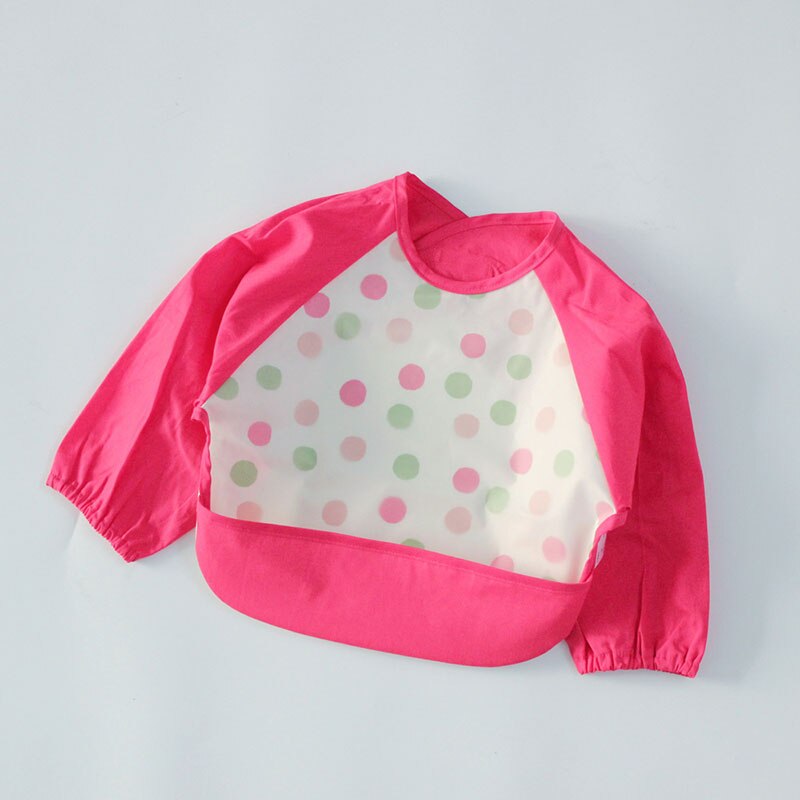 Bavaglini Cute Baby Manica Lunga Impermeabile Bambini Grembiule Grembiule di Alimentazione Grembiule Bavaglino Burp Vestiti Morbido Mangiare Bambino Baberos Bavoir Abbigliamento: NO 1