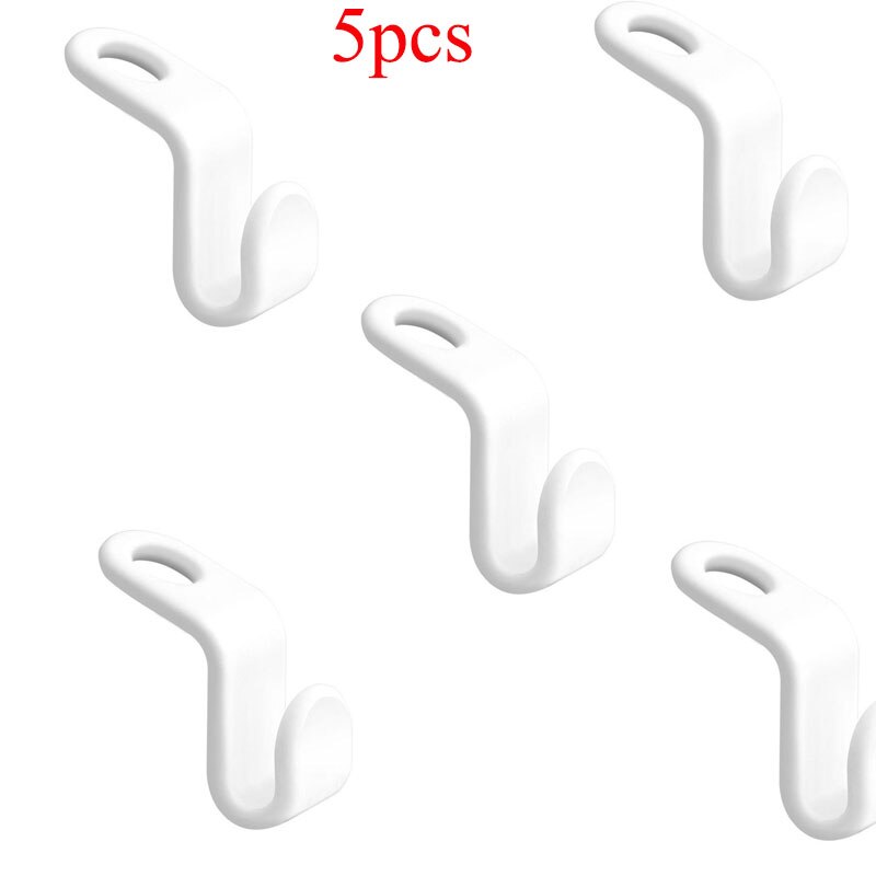 20/15/10/5/2pcs Wardrobe Hanger Extension Hook Household Clothes Rack Holder Space Saving Cascading Extender Clips: 5pcs