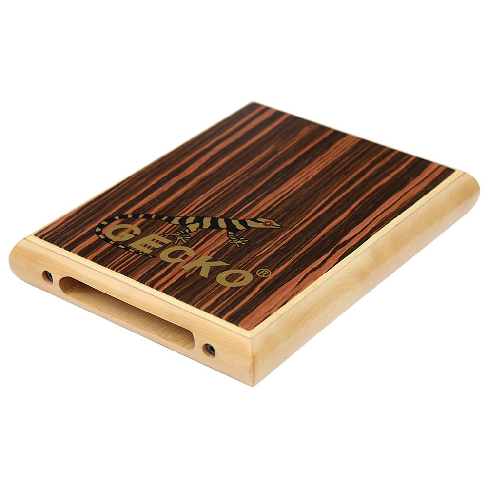 Cajon Handtrommel mit tragbarem , eingebettete Gitarrensaiten, verbessern Höhle Klang, perfekt für Musiker und Reisende: Beige