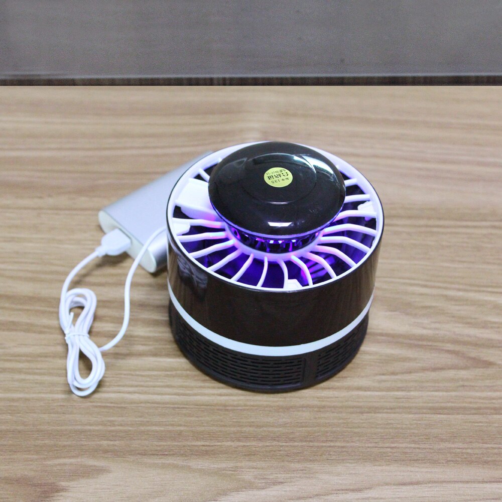 Led elektronisk myggedræberlampe fotokatalyse mute hjem stue soveværelse bærbar usb anti-myg lys