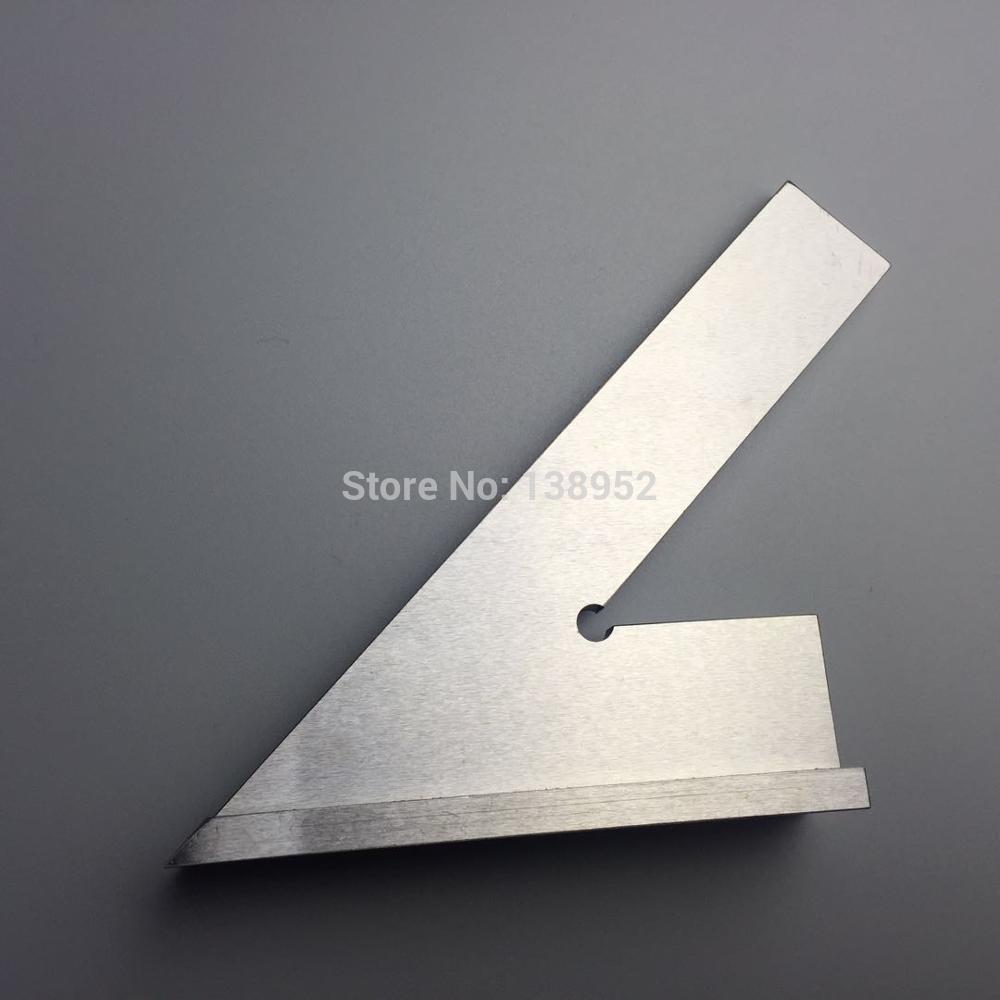 Dni standard 120*80mm 45 graders firkant med bred base rustfritt stål 45 grader industrifirkant