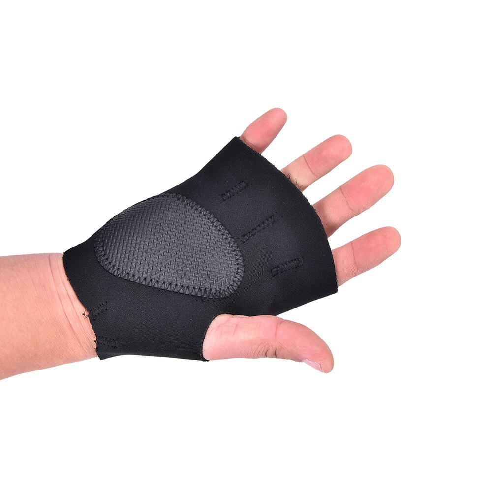 1 paire haltérophilie fitness gants antidérapants musculation entraînement équipement de protection noir gants de protection demi-doigt gants