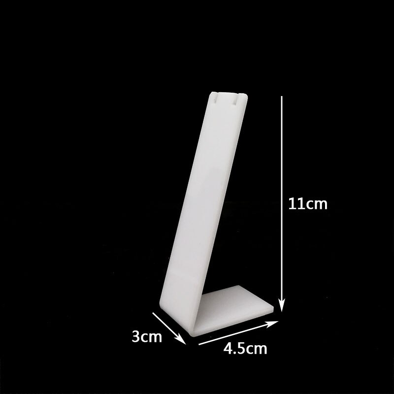 Acryl kettinghouder, sieraden displaystandaard, hanger, sieraden displaystandaard, sieraden fotografie rekwisieten: Witte c