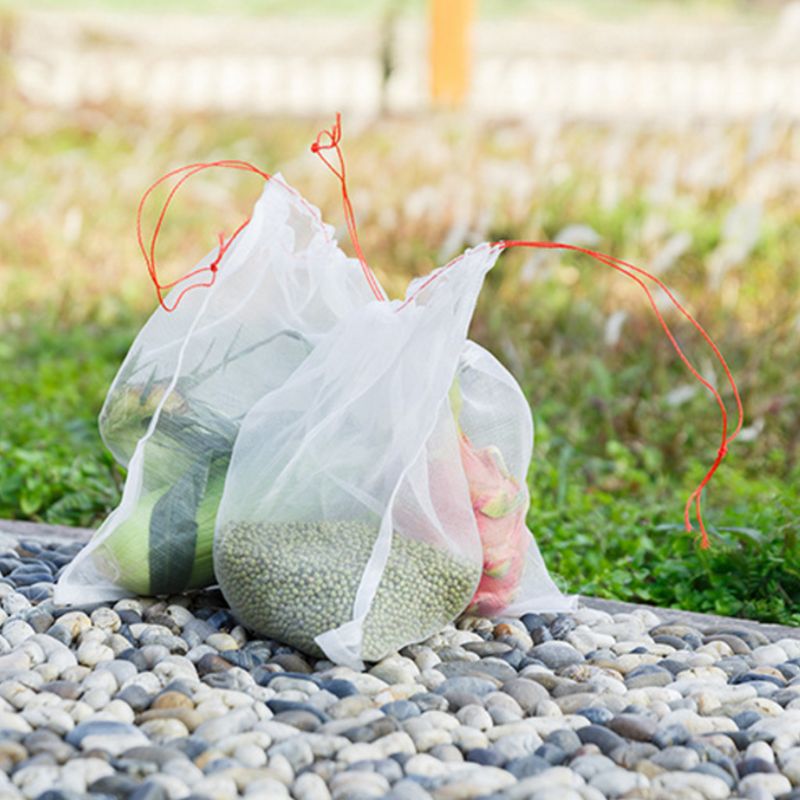 Nylon insektsikker mesh bag frukt frø bløtlegging filter pitaya anti-fly poser