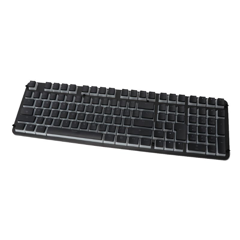 Teclas RGB 110 con ANSI, budín ISO PBT, doble piel, leche, retroiluminado, tablero de almacenamiento para OEM Cherry MX