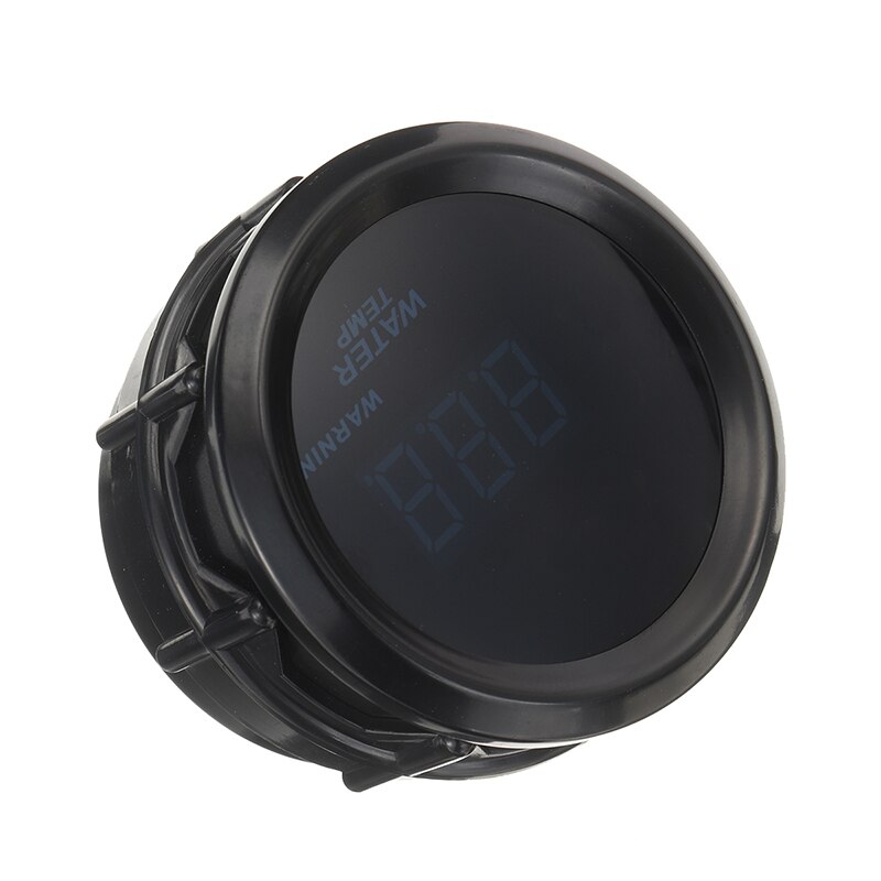 1set 12V 2" 52mm Digital LED Car Water Temperature Gauge Meter Smoke Lens With Sensor Adapter Kit For Auto Gauges Accessories