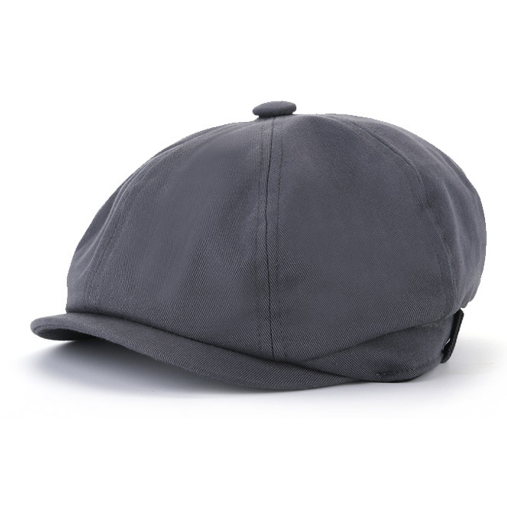 BUTTERMERE letni mężczyzna czapka gazeciarza bawełna biały ośmiokątny kapelusz brytyjski Vintage berety Gatsby kaszkiety kaszkiety duży rozmiar XL: GRAY / XL(60-62cm)