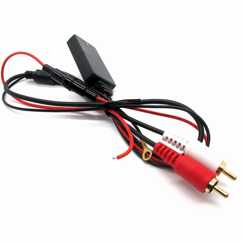Universal bluetooth aux modtager modul 2 rca kabel adapter bilradio stereo trådløs o input musikafspilning til lastbil auto