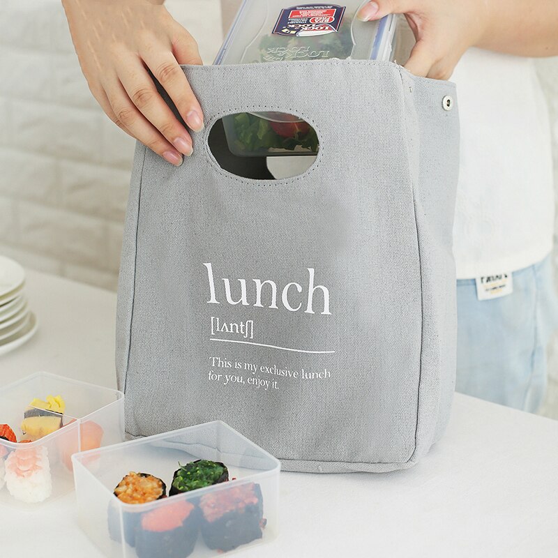 Insulated Thermal Lunch Bags Women Outdoor Picnic Bento Box Boys Thermo Pouch Fresh Keeping Food Container Accessories Products