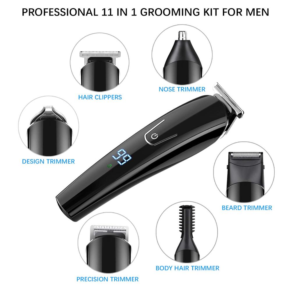 &quot;Tondeuse Professionele Tondeuse Elektrische Hairclipper Elektrische Shaverbeard Trimmer Man Scheren Machine Cut Nose Elektrische&quot;